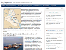Tablet Screenshot of iraqproject.com